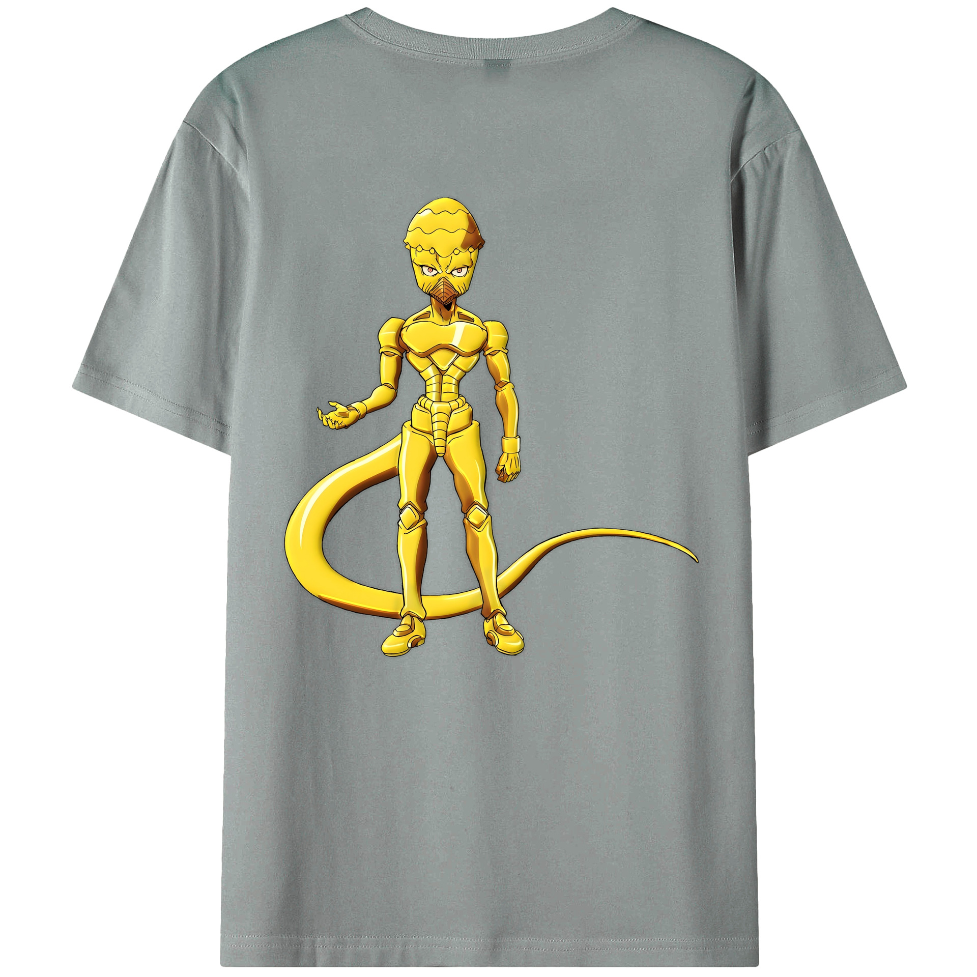 （画像用） ジョジョの奇妙な冒険 おといし あきら JoJo's Bizarre Adventure Akira Otoishi 綿100％ メンズ半袖Tシャツ（バックプリント） 通気性